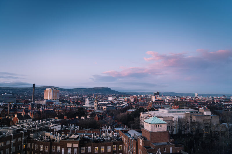 View of Belfast from the Ashby Building