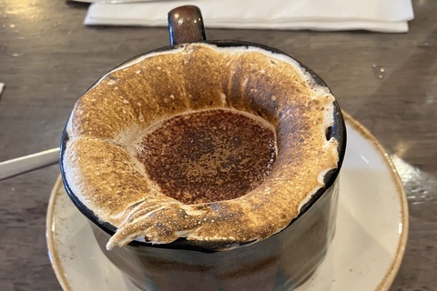 Hot chocolate from Brew and Bake