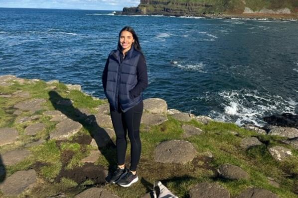 Isabella at the Giant's Causeway