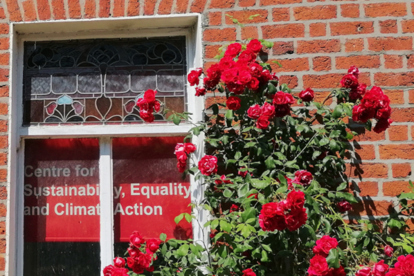 Centre for Sustainability, Equality and Climate Action sign