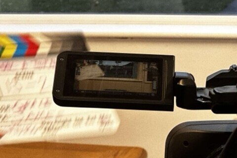 Student shooting film