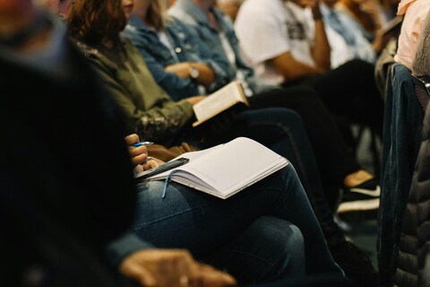 People sitting at a conference