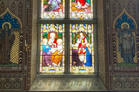 Church windows in Derry