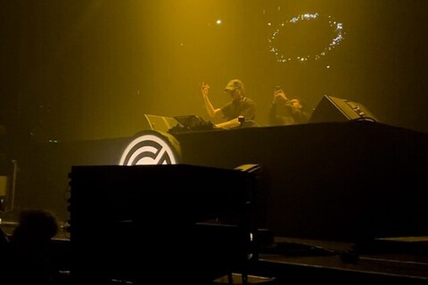 Dom Dolla performing at the Telegraph Building