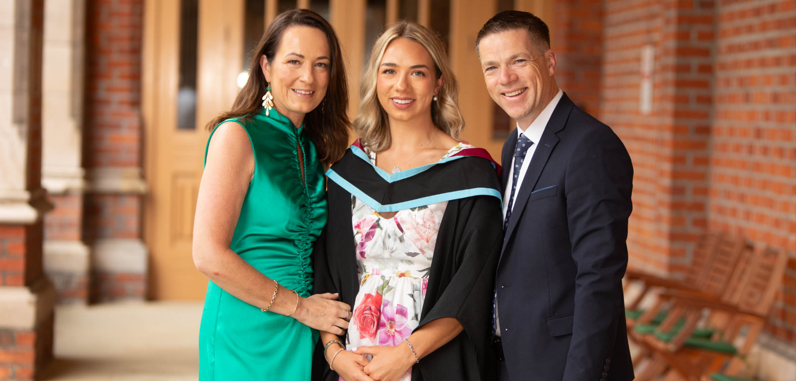 Elia Tutty pictured with family as she graduates today