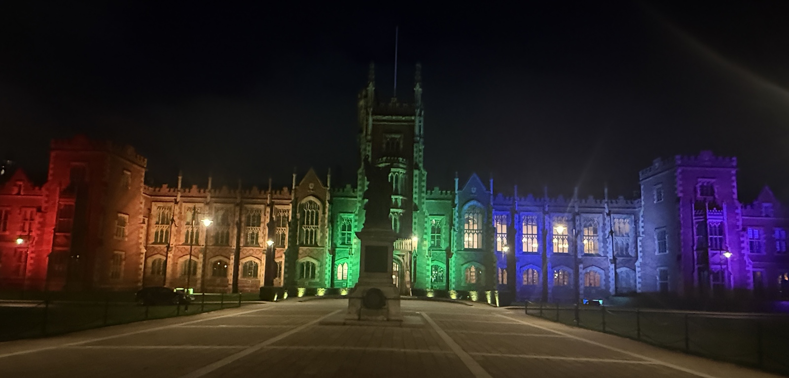 Lanyon lit up for LGBTQ month