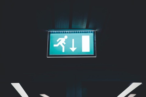 Exit sign