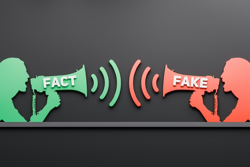 Fact vs Fake news graphic