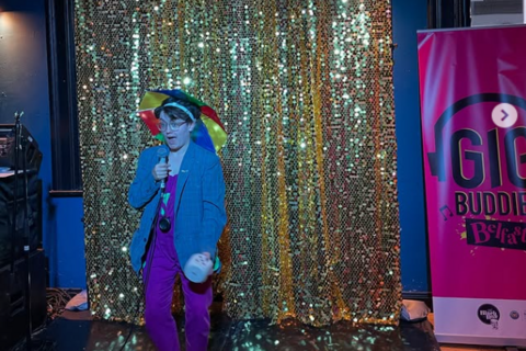 Gig buddies at the Black Box