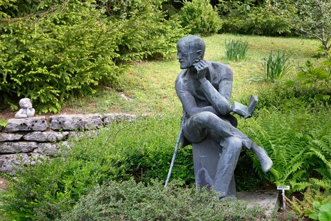 James Joyce statue in Zurich