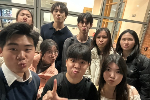 Student Keith and students from the MSSNI