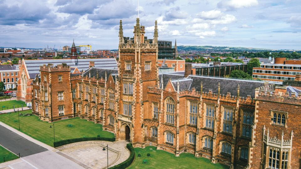 Aerial view of the main campus