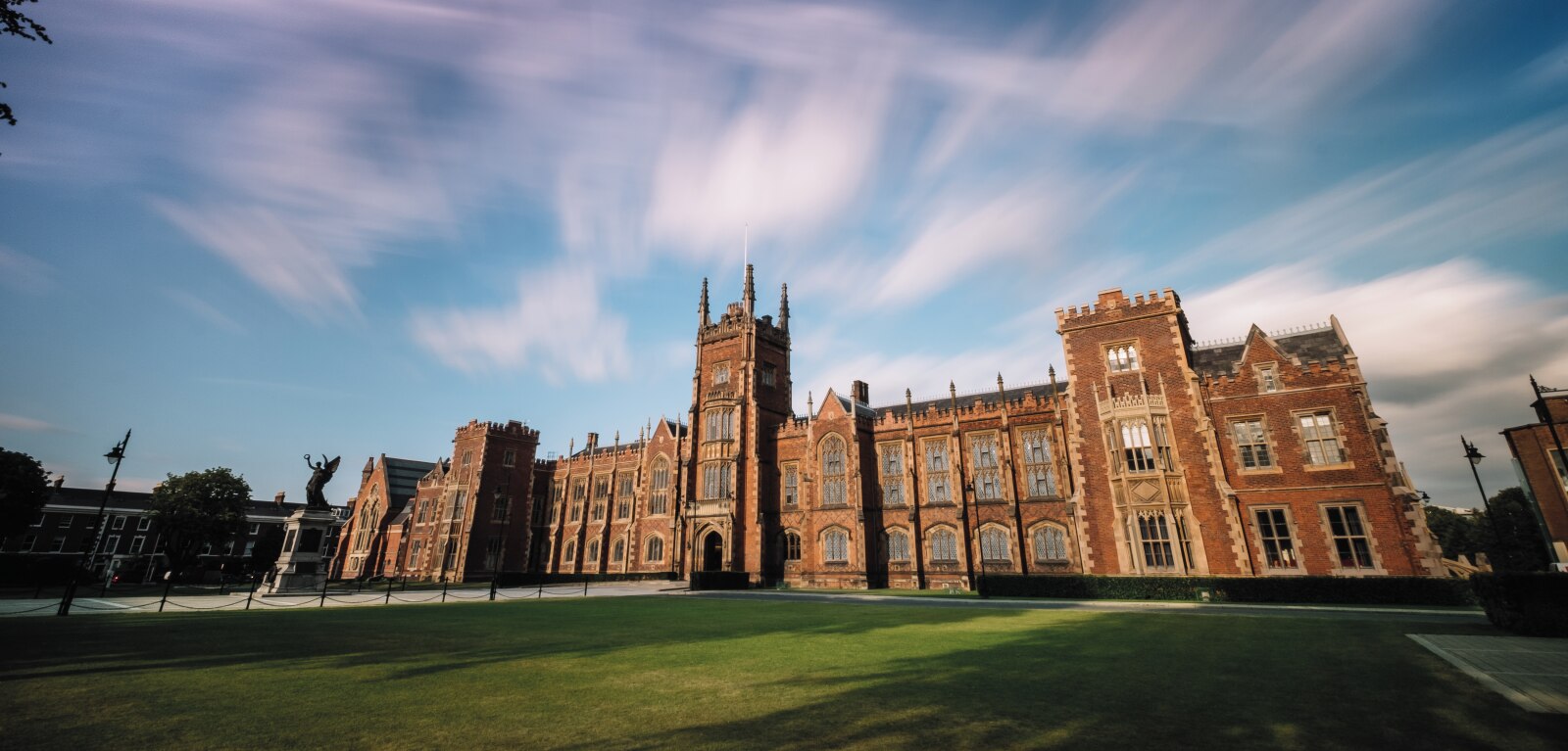 The Lanyon Building, facade of Queen's University Belfast