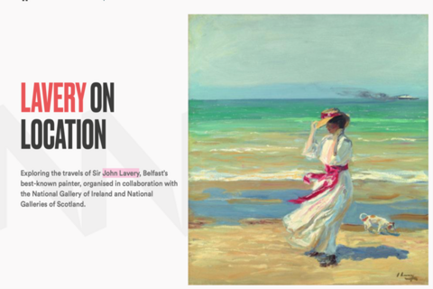 John Lavery exhibition poster at Ulster Museum