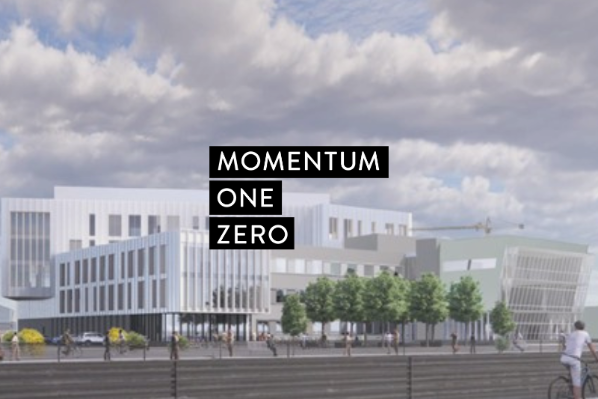 Mockup of the new Momentum One Zero site