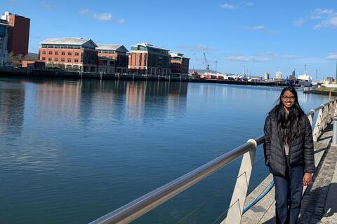 Student at Belfast Harbour Marina
