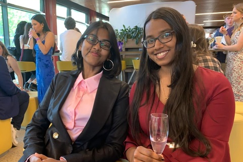 Natasha and her sister at SU Awards