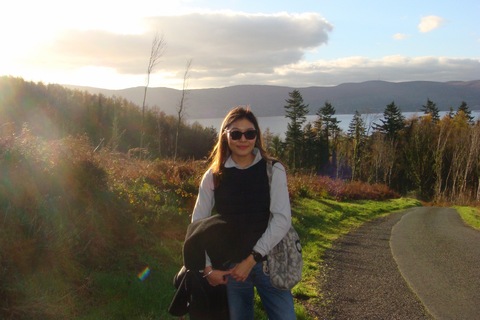 Student Nomuun in Kilbroney Park