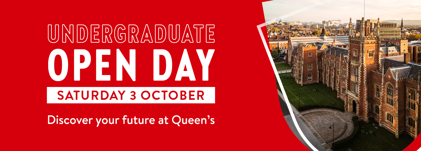 October 2026 open day banner