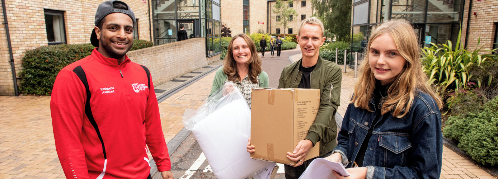 Students moving into accommodation, July 2024