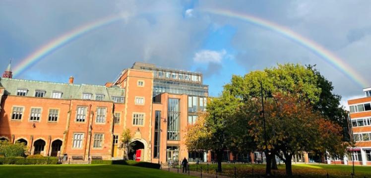 Rainbow over the Quad at Queen's University