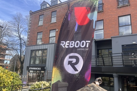 Reboot cafe entrance
