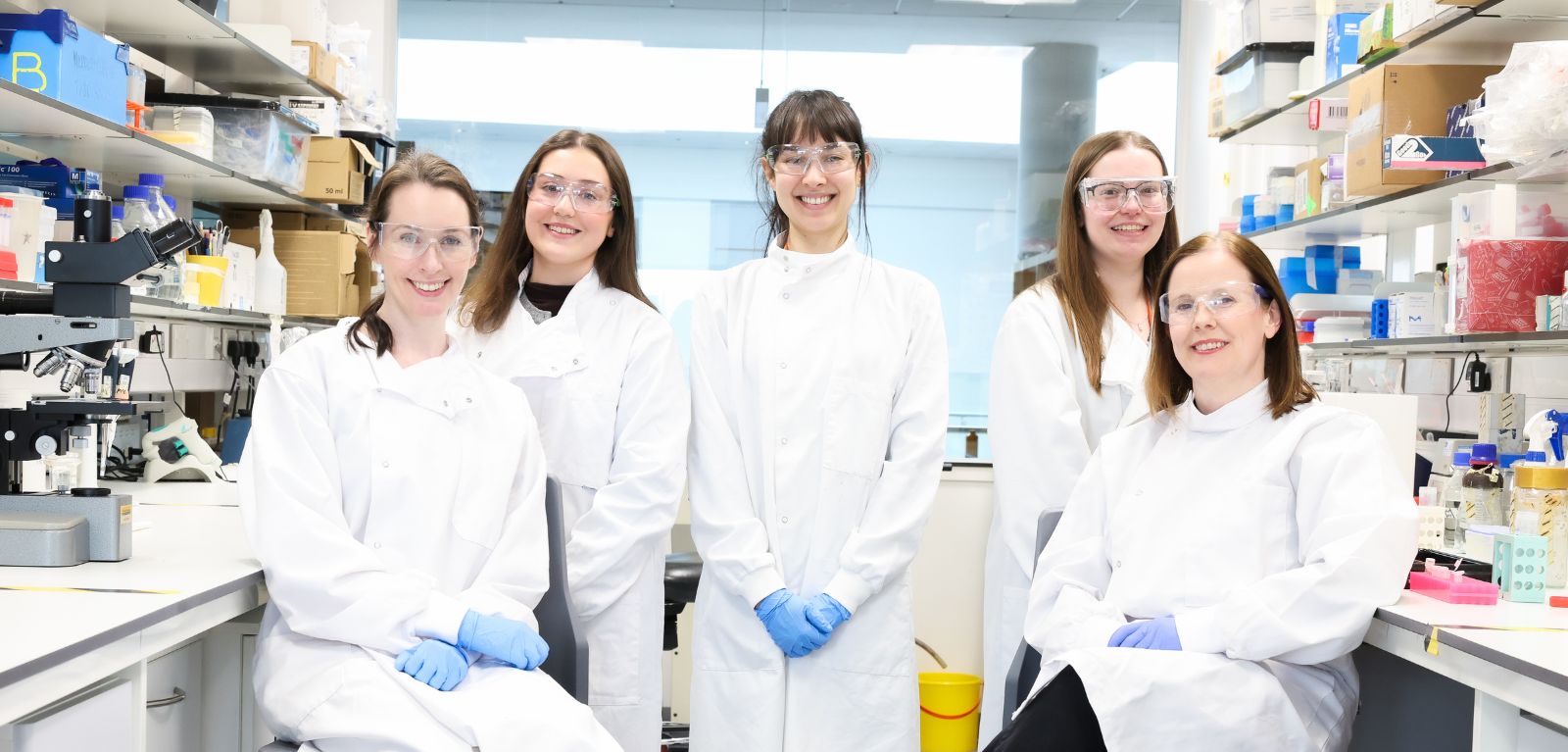 Female researchers in a lab