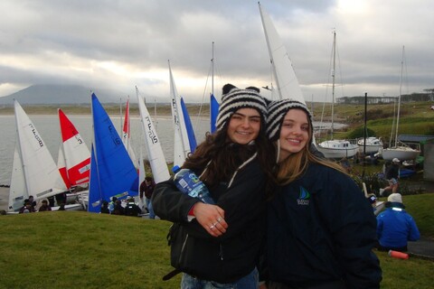 Two students from Sailing Club in Bundoran