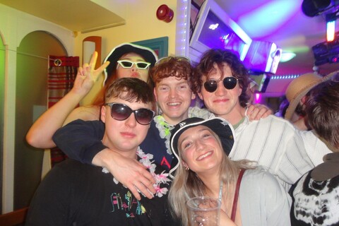 QUB Sailing Club at a social event