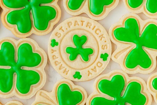 St Patrick's Day cookies