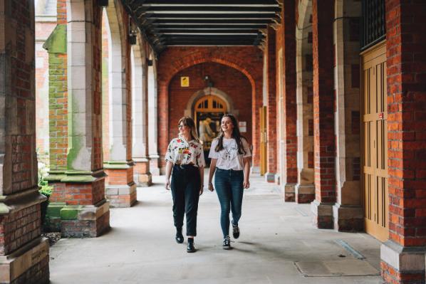 Walking through the Cloisters at Lanyon North