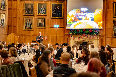 Students in the Great Hall