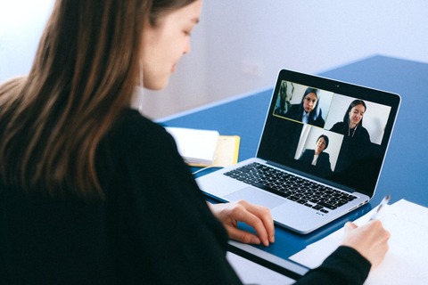 Group of people on a zoom call