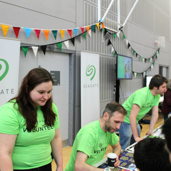 CDT Students Tamsin O'Reilly, Simon Munro and Hristo Gergov (pictured, left to right)