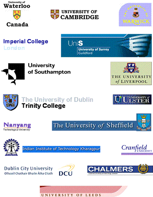 Logos of University Contacts