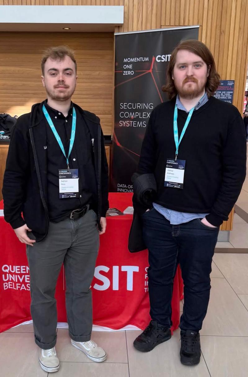 Nathan & Josh at Cyber NI March 2026