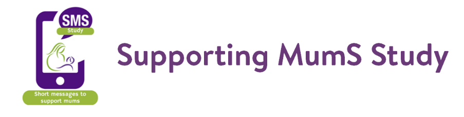 Supporting MumS Study Banner