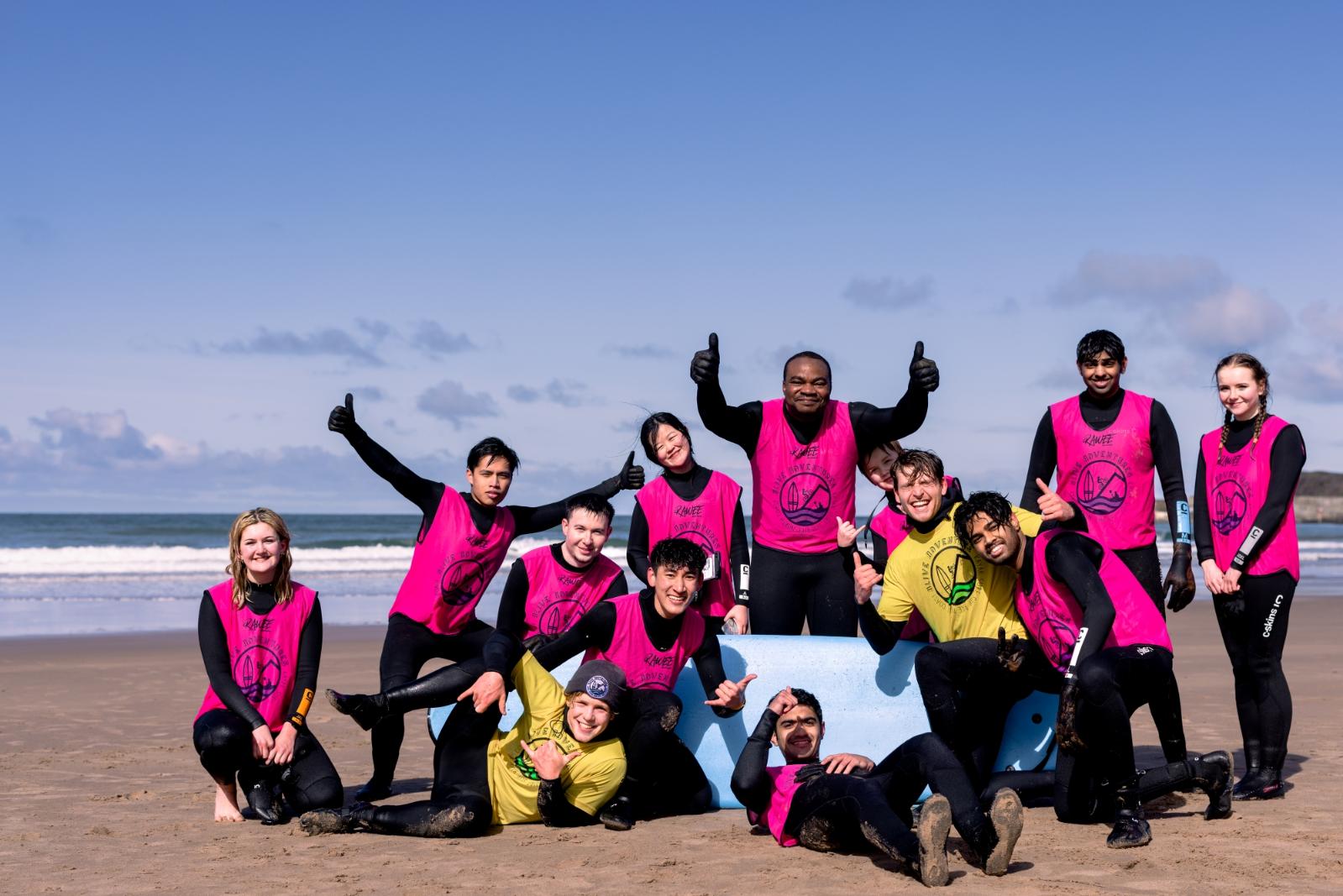 Surfing Students Portrush Alive Adventures Surf
