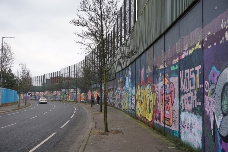 Belfast peace wall