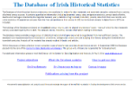 DATABASE OF IRISH HISTORICAL STAT