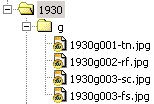 Diagram 4. Surrogate files with unique filenames