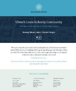 2017-07-07 # Ulster’s Linen Industry Community webpage