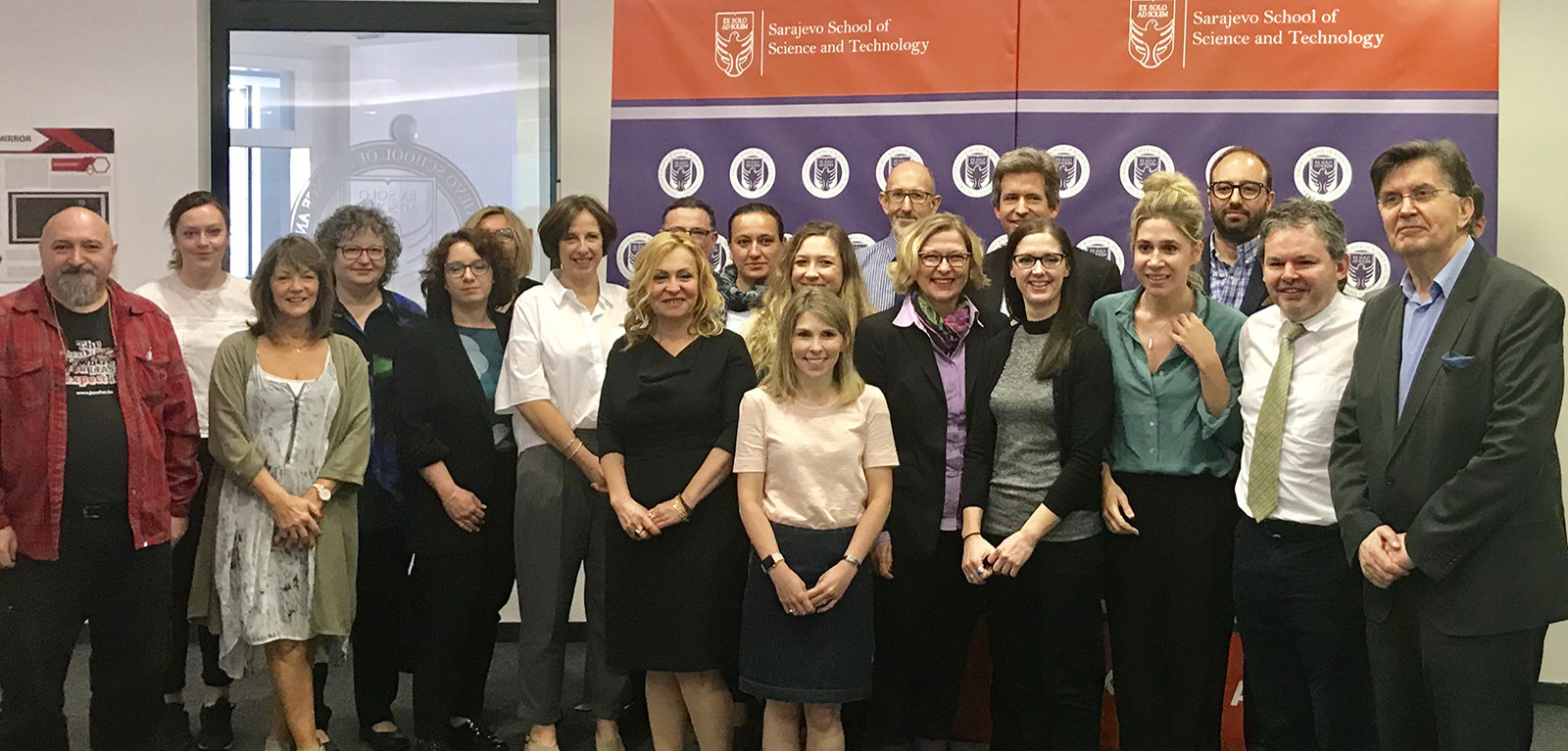 group photo of members of the ESRC Shared Education Network