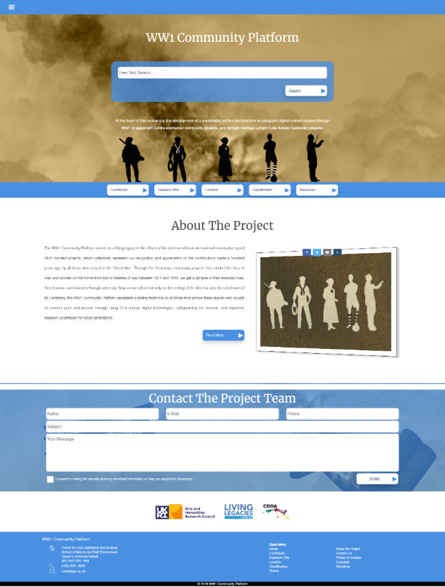 2020-06-02 # WW1 Community Portal