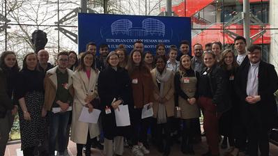  European Court of Human Rights Visit December 2019 