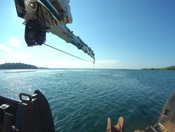 A Marine Research Camera over the sea