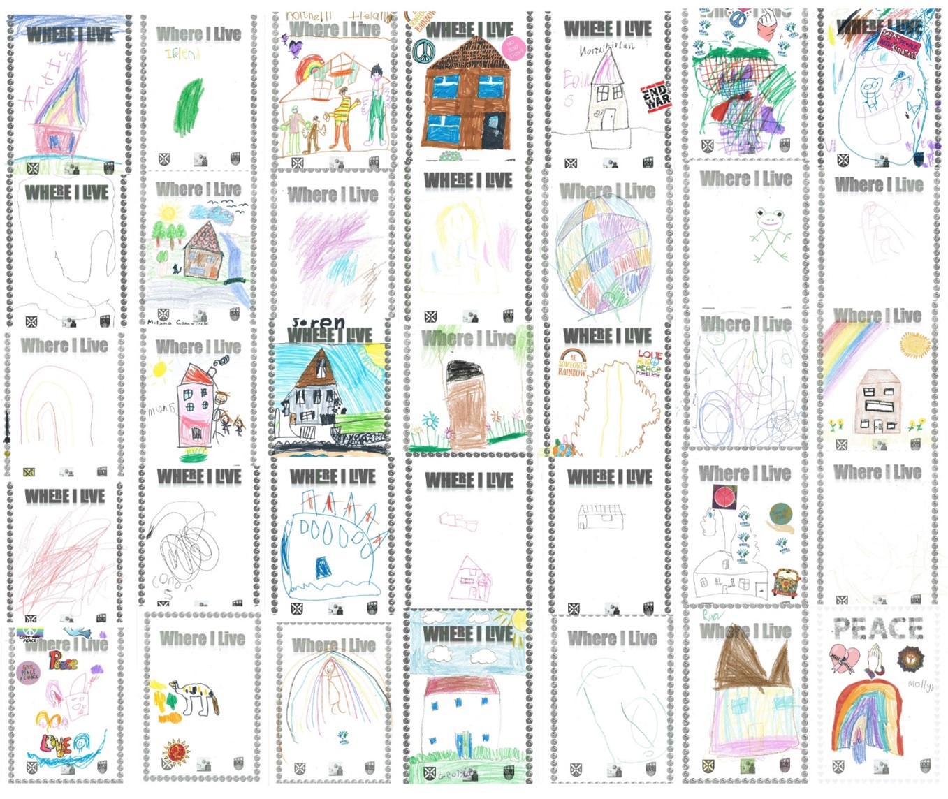 kids picture of a house