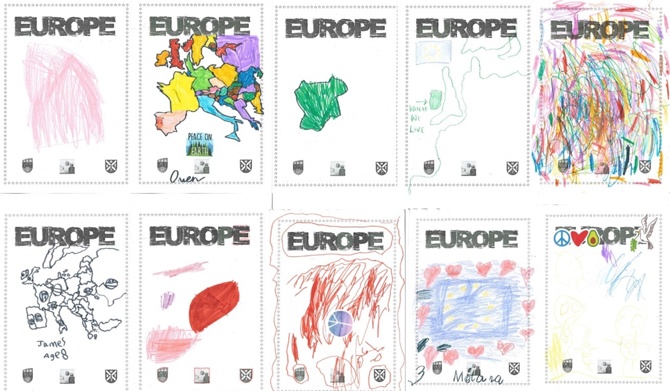 kids drawings of europe