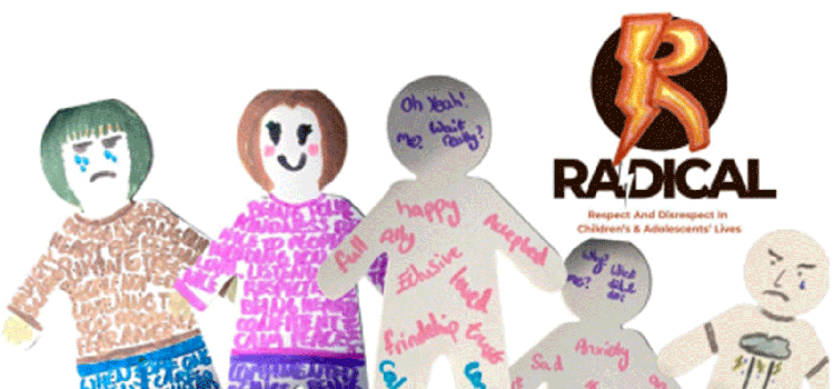 A graphic for the Children's Rights Project RADICAL