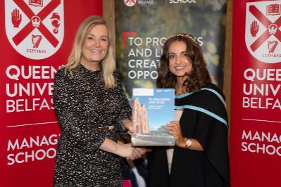 Orlagh Falconer, Winner of Best Graduate in BSc Finance, Presented by Citi